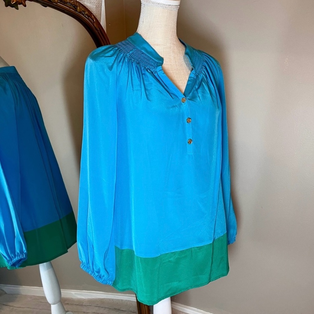 Lilly Pulitzer 100% silk blouse